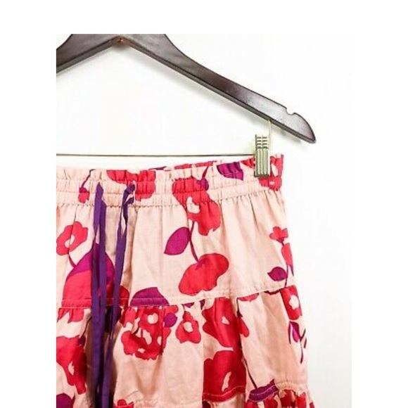Marc Jacobs pink floral drawstring skirt - Picture 3 of 7